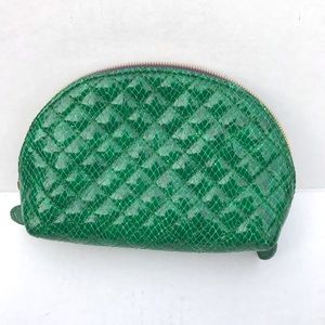 Carol Brodie Quilted Scales Cosmetic Jewelry Pouch